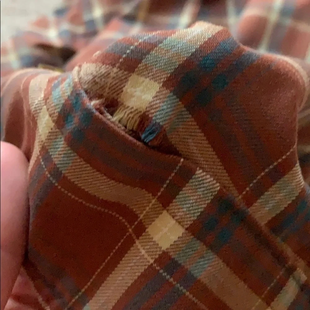 Woolrich plaid button up shirt